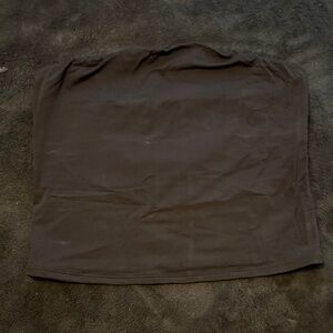 Elegant Black Tube Crop Top